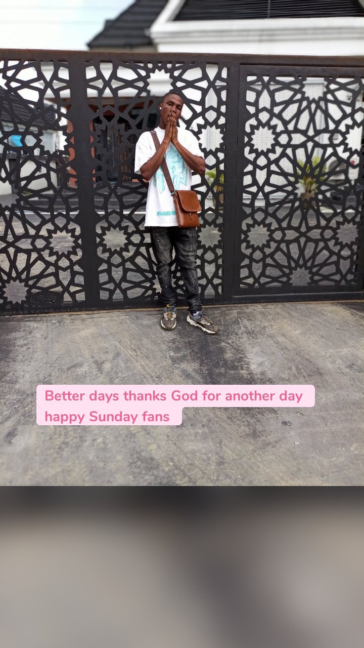 Better days thanks God for another day happy Sunday fans 